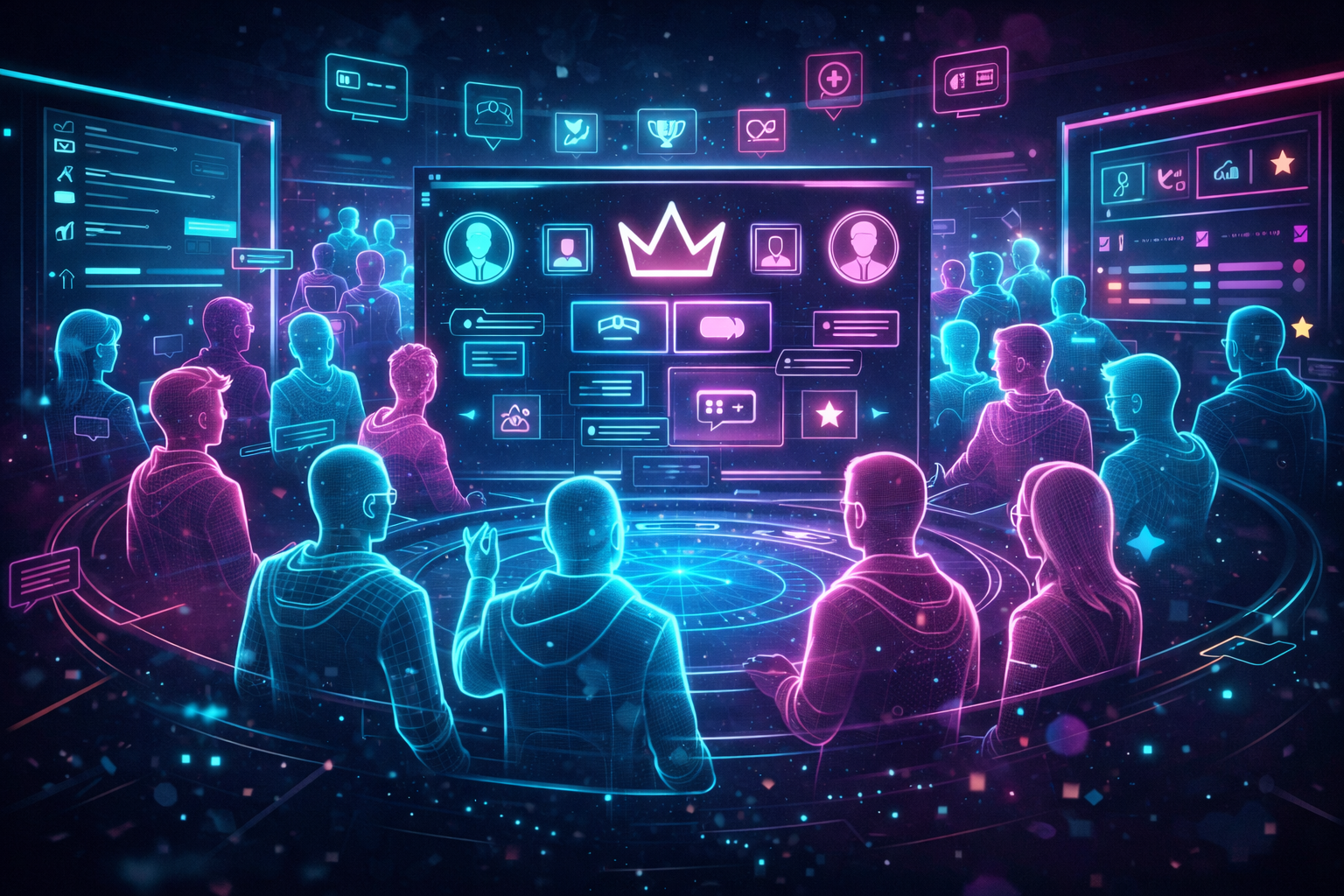 Cena da comunidade gamer