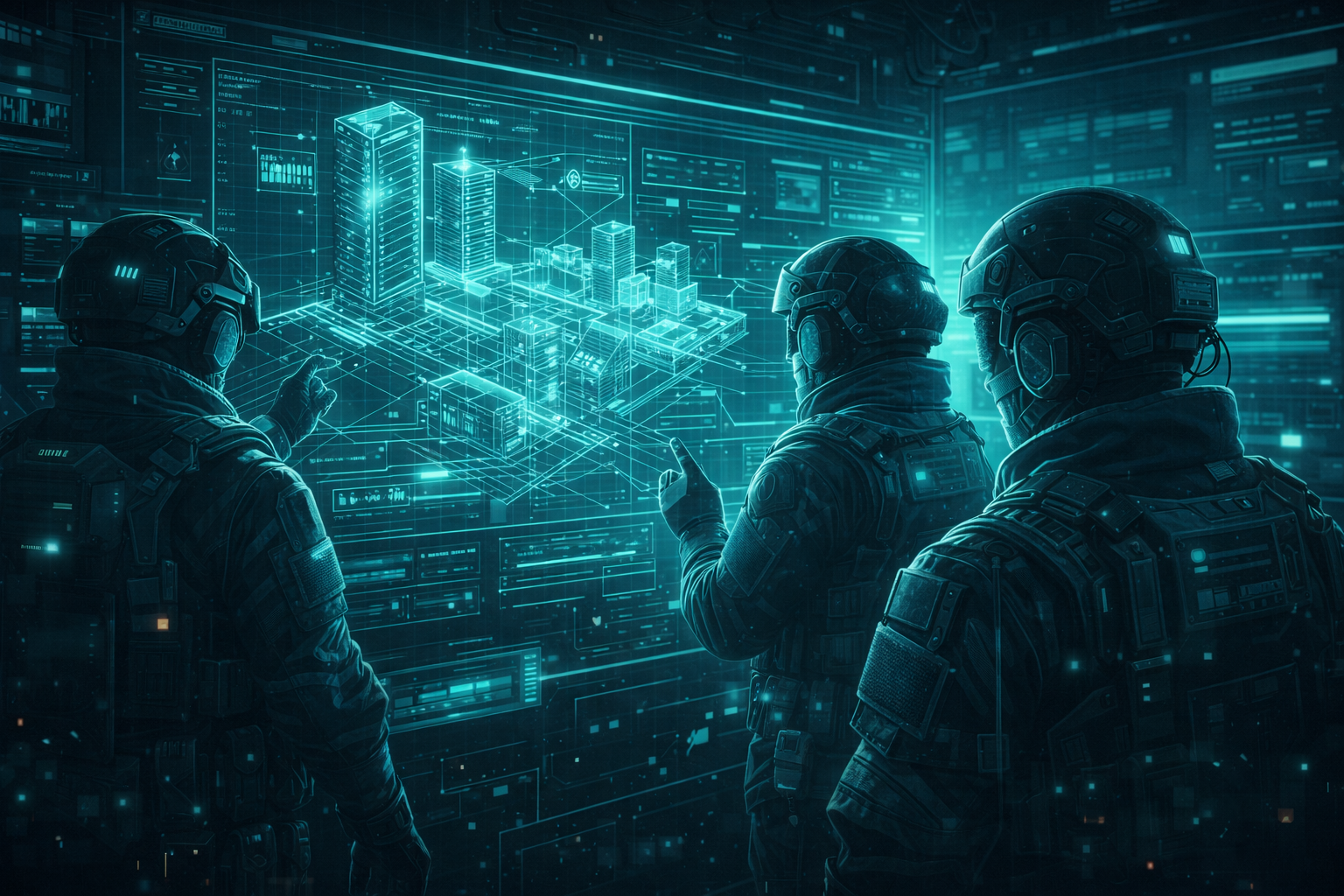 Squad de construtores da arena