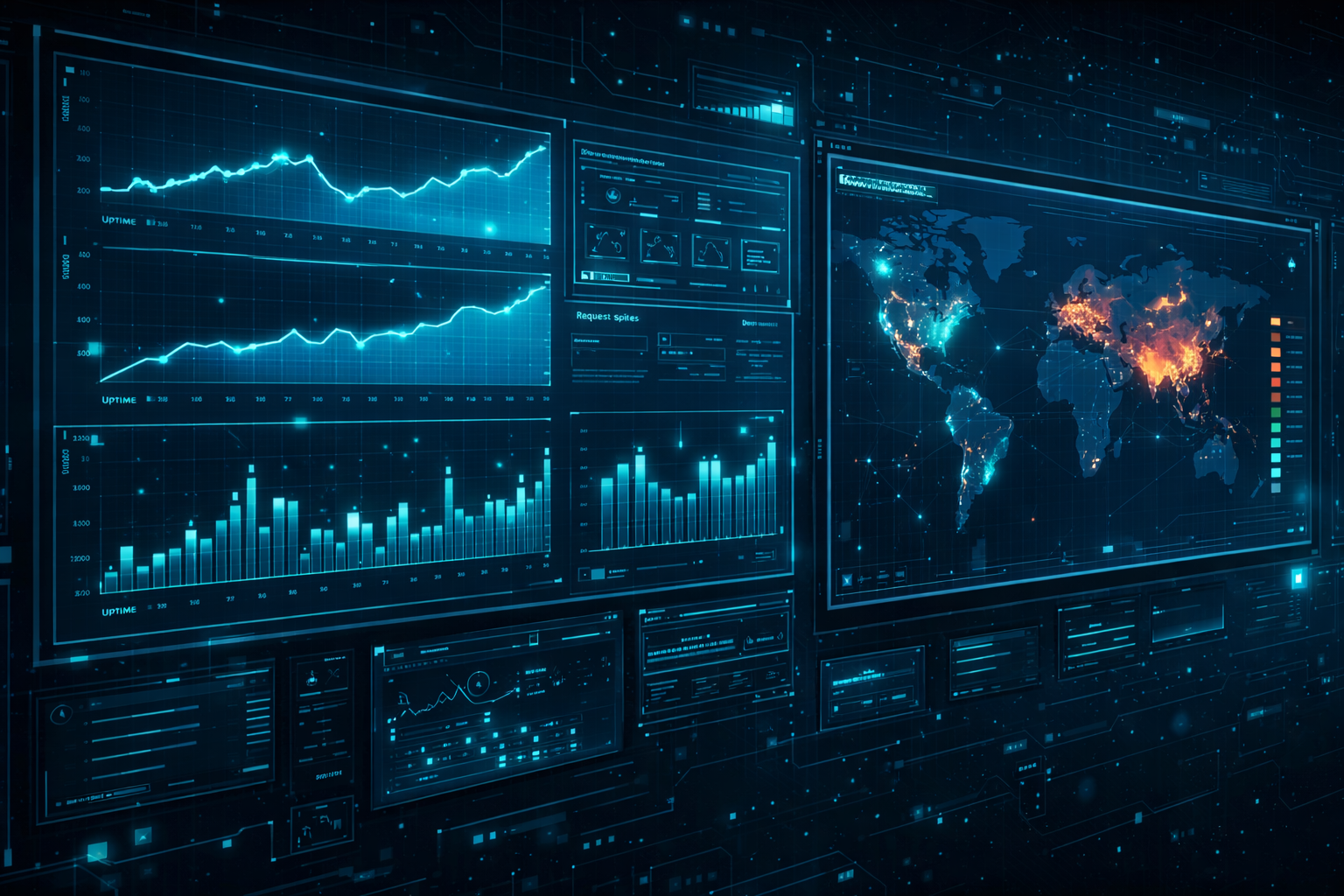 Painel de telemetria