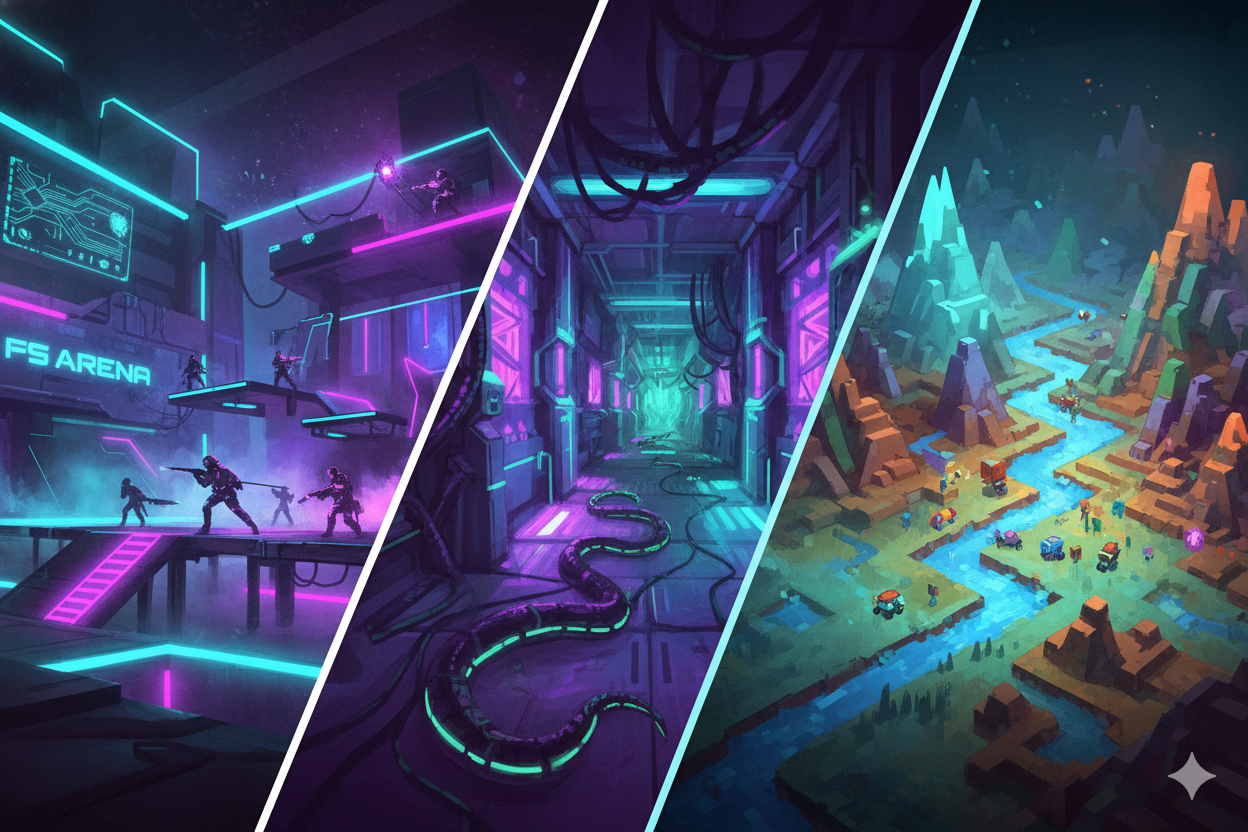 Colagem de comunidades gamer conectadas